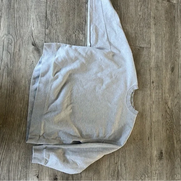 Zara Gray Ribbed T-Shirt - Picture 2 of 2